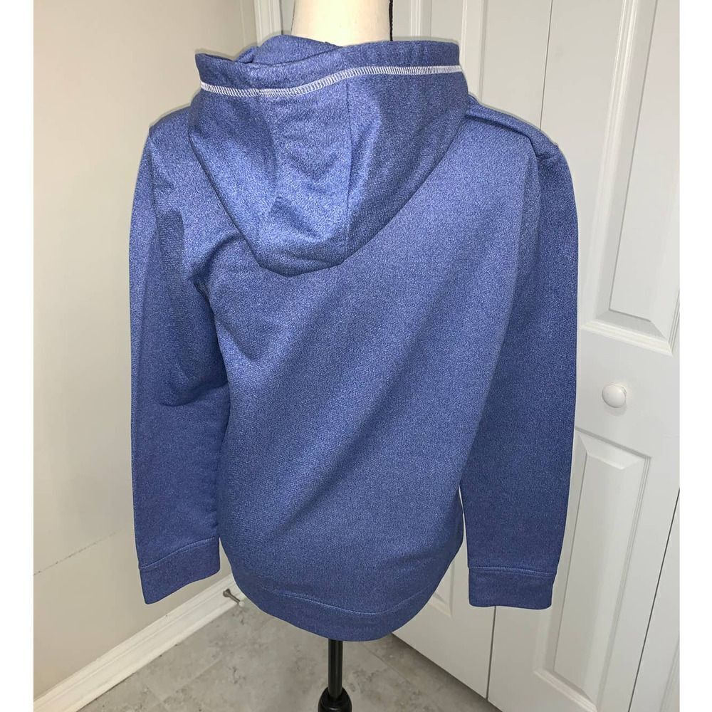 Puma Blue Heathered Boys Hoodie Size XL (18-20) - Picture 4 of 7